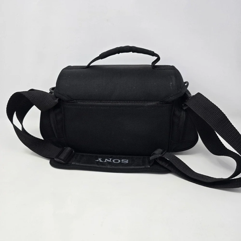 Sony‎ LCS-VA30 Handycam Camcorder Bag Camera Black Padded Case Shoulder Strap